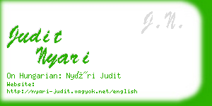 judit nyari business card